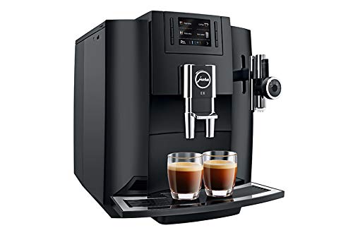 JURA E8 2025 Automatic Coffee Machine – Piano Black (Model 15661)