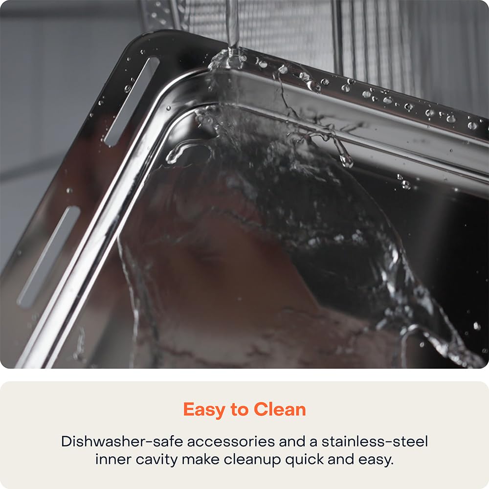 Nutricook Steami X 24L — Steam & Air Fry Oven with Convection Technology (Black)