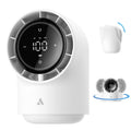 Aecooly Touch-Control Desk Fan with Digital Display, 100 Speed Settings, Quiet 4000mAh Rechargeable Portable Table Fan for Bedroom, Office & Travel