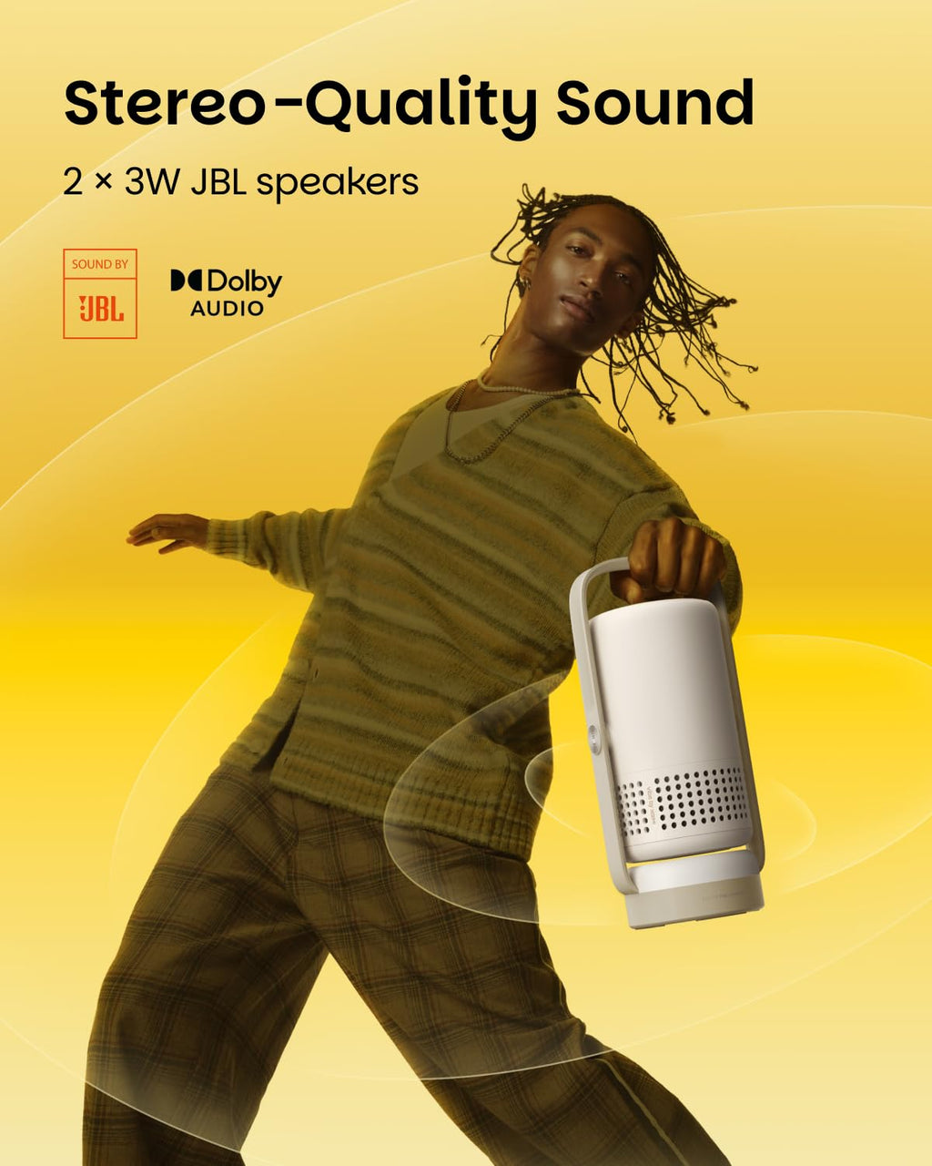 XGIMI Vibe One — Full HD Smart Projector with Google TV & Built-In Battery