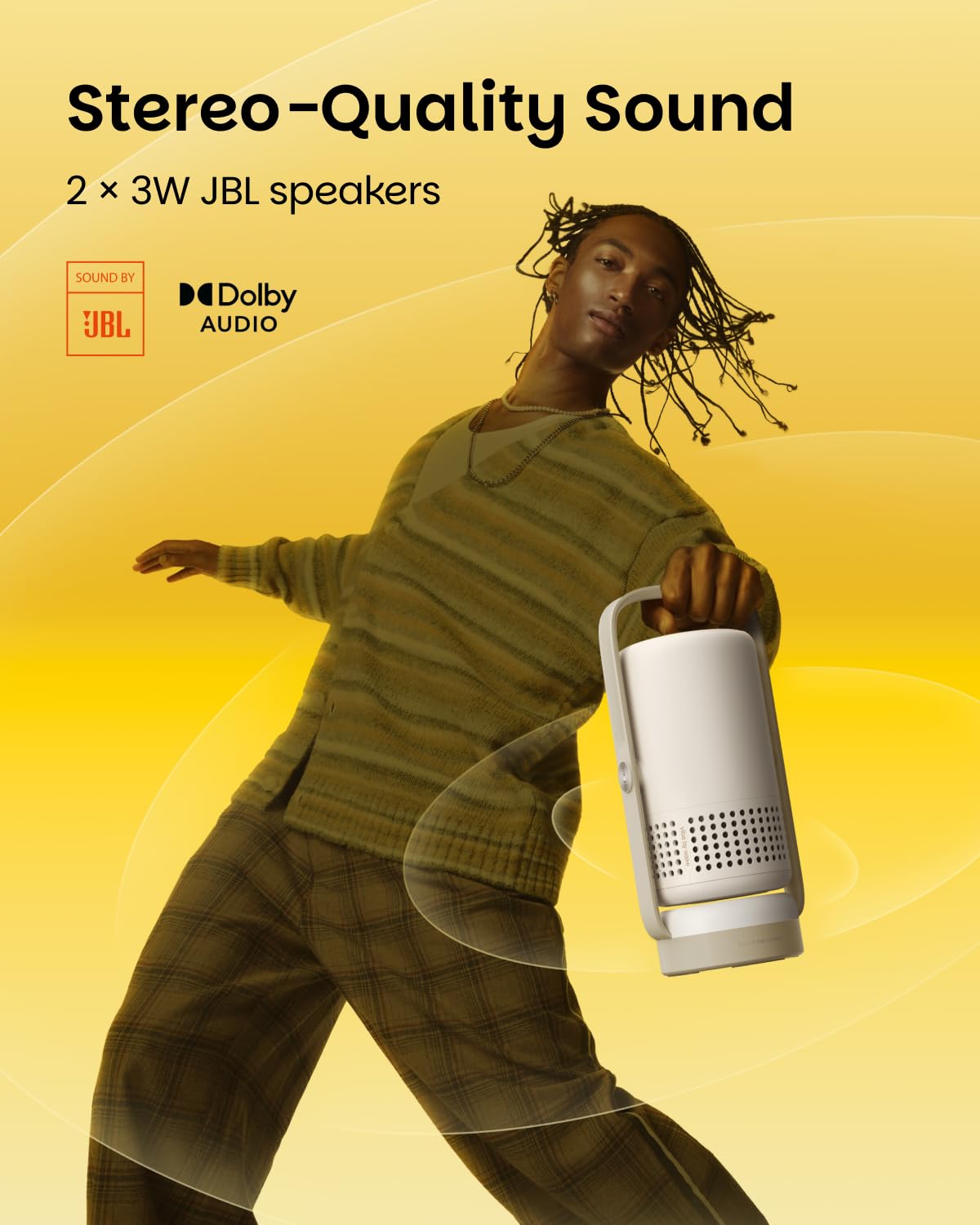 XGIMI Vibe One — Full HD Smart Projector with Google TV & Built-In Battery
