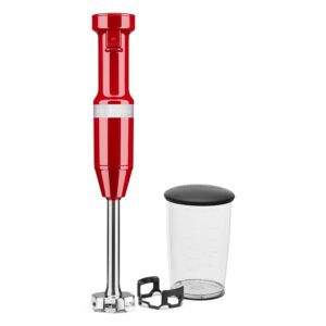 KitchenAid KHBV53ER Variable Speed Corded Hand Blender, Empire Red