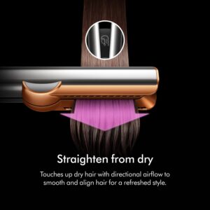 Dyson Airstrait HT01 Hair Straightener – Strawberry Bronze/Blush Pink, Wet-to-Dry Styling for All Hair Types