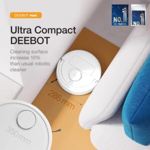 ECOVACS DEEBOT MINI Omni 2-in-1 Robot Vacuum & Mop, 2025 Launch – 9000 Pa Suction, Self-Emptying Omni Station, ZeroTangle 2.0, TrueMapping 2.0, 45°C Hot Air Dry, Deep Mopping, One-Touch Self-Clean