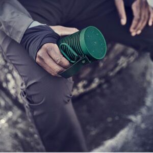 Bang & Olufsen Beosound Explore Wireless Outdoor Bluetooth Speaker with IP67 Dust & Water Resistance – Green