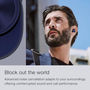 Bowers & Wilkins Pi7 S2 True Wireless Earbuds with Active Noise Cancellation, aptX Audio, Bluetooth Connectivity, Clear Calls & Fast Wireless Charging – Midnight Blue
