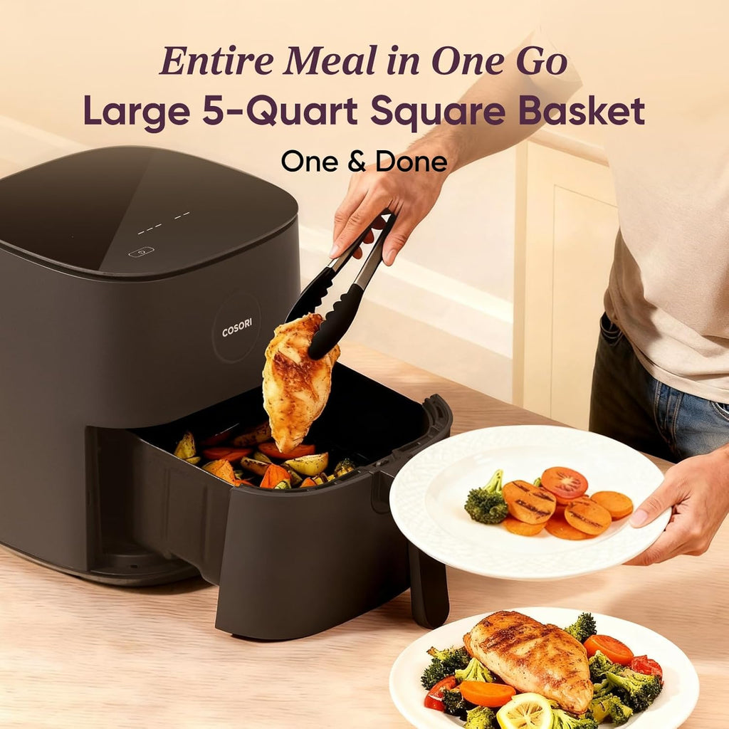 COSORI 5QT Air Fryer — 9-in-1 Digital Cooking System (Black)