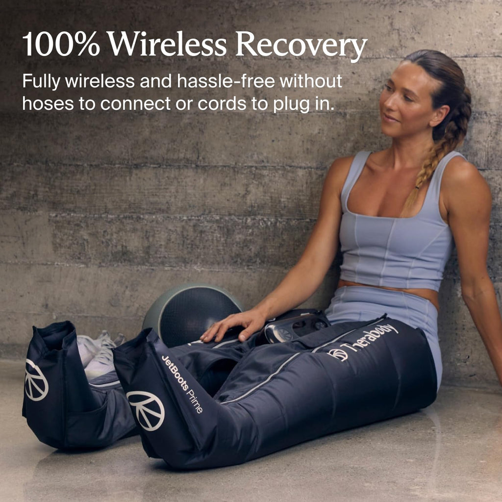 Therabody JetBoots Prime — Wireless Compression Recovery Boots (Medium)