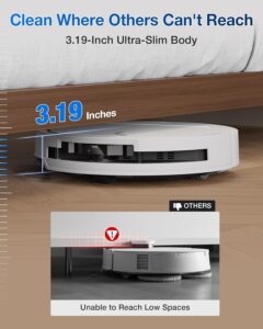 ECOVACS Deebot T50 PRO Omni 2-in-1 Robot Vacuum & Mop – 2025 Model, 15,000 Pa Suction, 6,400 mAh Battery, 8.1 cm Ultra-Thin, ZeroTangle 2.0, AIVI 3.0 Obstacle Avoidance, Auto Wash/Dry/Refill, 320 Min Runtime