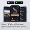 Bowers & Wilkins Pi7 S2 True Wireless Earbuds with Active Noise Cancellation, aptX Audio, Bluetooth Connectivity, Clear Calls & Fast Wireless Charging – Midnight Blue