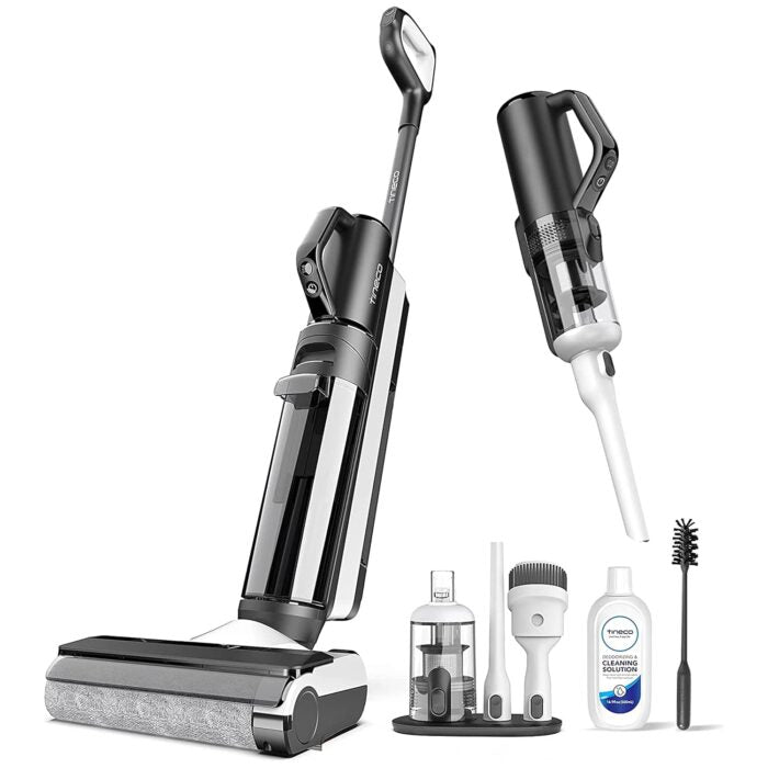 Tineco S5 Combo – Cordless Wet & Dry Vacuum Cleaner with Handvac Conversion, Lightweight & Self-Propelled, Hands-Free Self-Cleaning, iLoop Smart Sensor, Tough Stain Removal, Auto Floor Washing