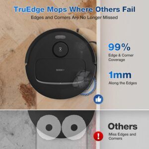 ECOVACS Deebot N30 PRO Omni – 2-in-1 Robot Vacuum & Mop with 10,000 Pa Suction, Self-Emptying Omni Station, TrueEdge Mopping, Auto-Lift Mop, Hot Air Drying, and 320-Minute Runtime