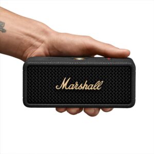 Marshall Emberton II Compact Portable Bluetooth Speaker Featuring 360° Sound, IP67 Dust & Waterproof Protection and 32+ Hours of Playtime