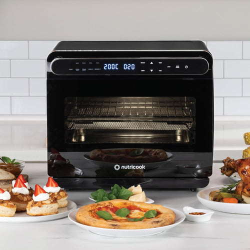 Nutricook Steami X 24L — Steam & Air Fry Oven with Convection Technology (Black)