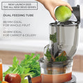 Kuvings REVO830 Black with Smoothie & Sorbet Strainers ,Luxury Cold Press Whole Slow Juicer, World’s 1st Patented Automatic-Cutting Auger to reduce juicing time, 240W Strong Motor, 12 Yrs Motor Warranty
