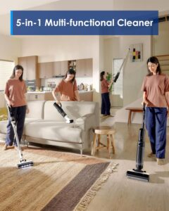 Tineco Floor ONE Switch S6 – Cordless Wet & Dry Vacuum Cleaner with 5-in-1 Smart Mop, FlashDry Self-Cleaning, MHCBS Technology, Dual-Edge Cleaning, 2-Year Warranty