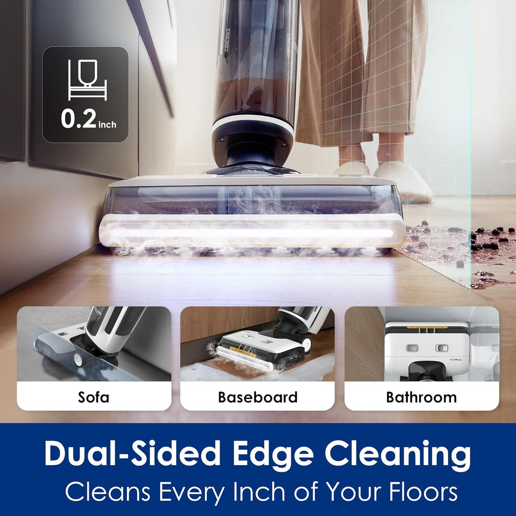 Tineco Floor ONE S7 Steam Cordless Wet & Dry Vacuum, 3-in-1 Steam Mop & Floor Washer