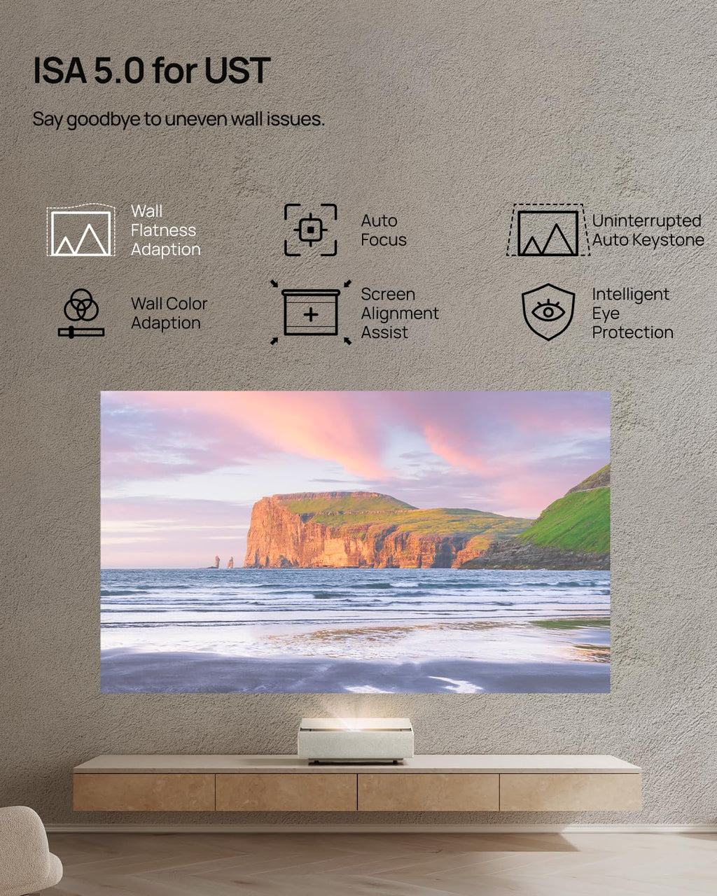 XGIMI AURA 2 — Ultra Short Throw 4K Laser Projector with Dolby Vision & Harman Kardon Audio