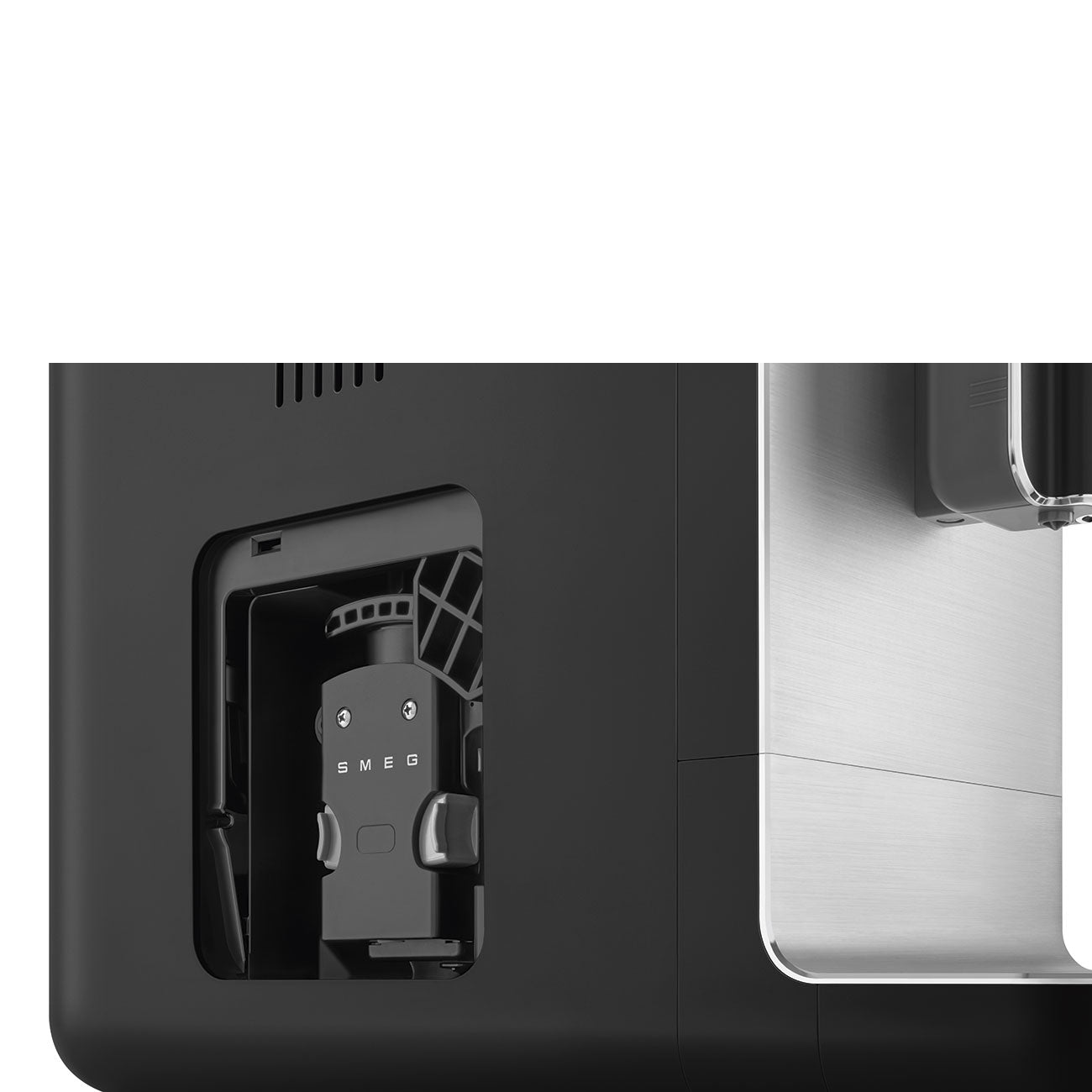 Smeg Fully Automatic Black Coffee Machine with Steam Function