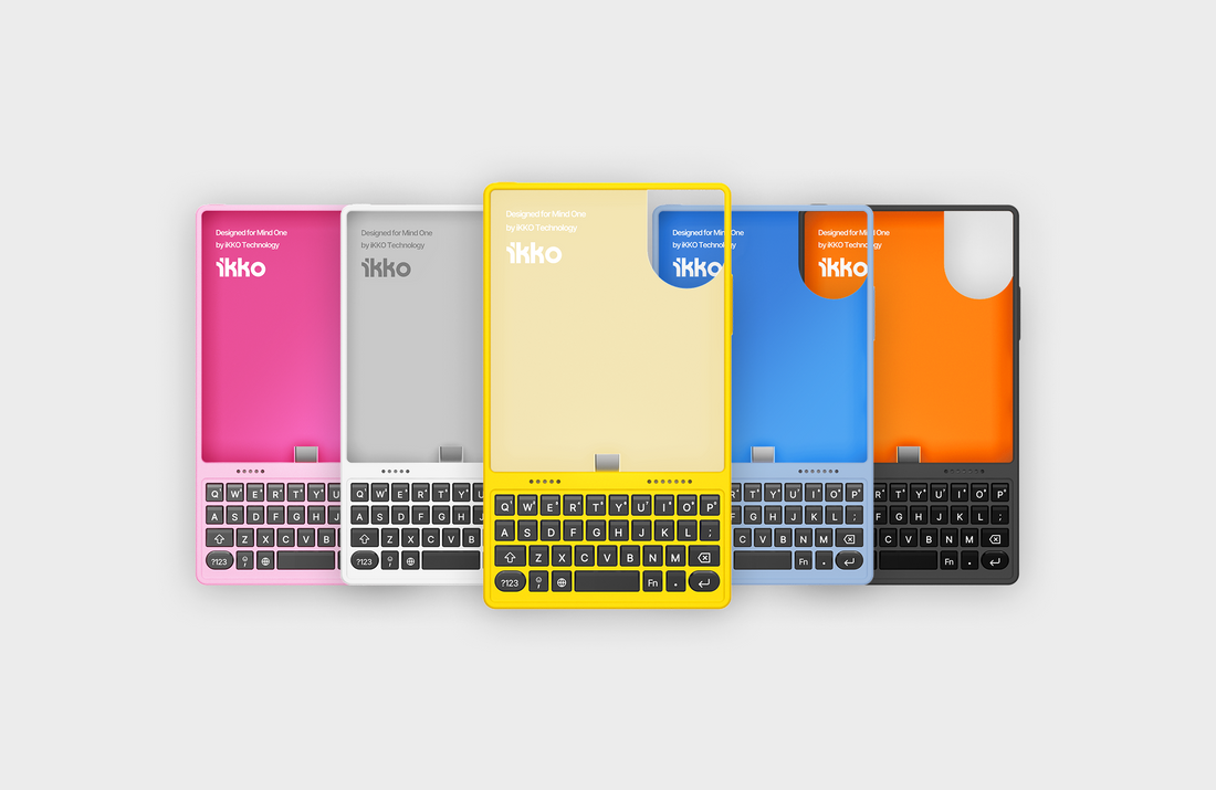 MindOne Pro — Snap-In Case with QWERTY Keyboard & Hi-Fi DAC