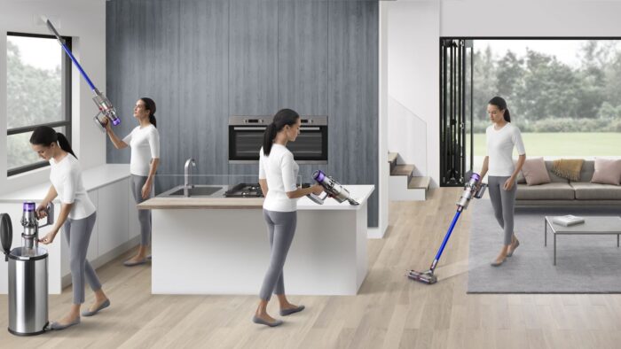 Dyson V11 Absolute Cordless Vacuum Cleaner – 185 AirWatt Powerful Suction, Bagless, 3 Power Modes, LCD Display, 60-Min Runtime, 0.77L Bin, 2-Year Warranty with Accidental Damage Protection