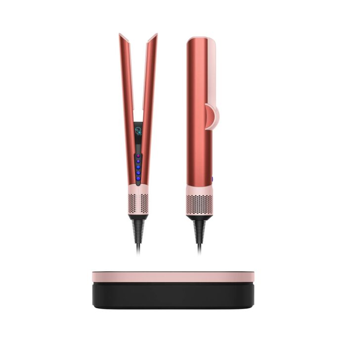 Dyson Airstrait HT01 Hair Straightener – Strawberry Bronze/Blush Pink, Wet-to-Dry Styling for All Hair Types