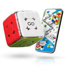GoCube Edge Full Pack Smart 3×3 Speed Cube – Magnetic 3D Puzzle with Interactive App for Kids & Adults