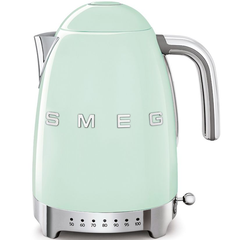 Smeg Stainless Steel Electric Kettle – 1.7L Fast-Boil, Cordless & Safe Design
