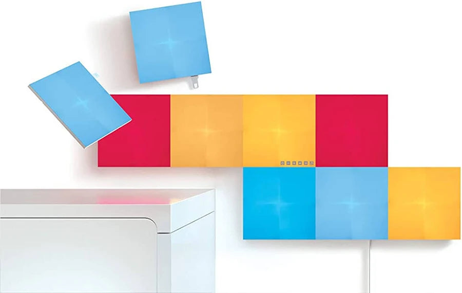 Nanoleaf Canvas – 9-Piece Smart LED Squares, 9W, Multicolor